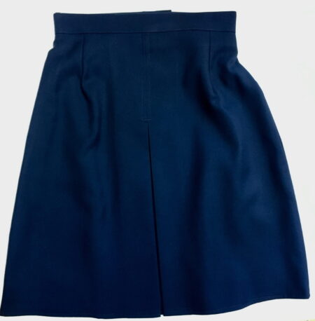 Archbishop Blanch Inverted Pleat Skirt (Navy)