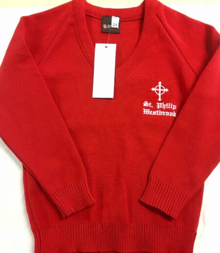 Jumper V-Neck Knitted