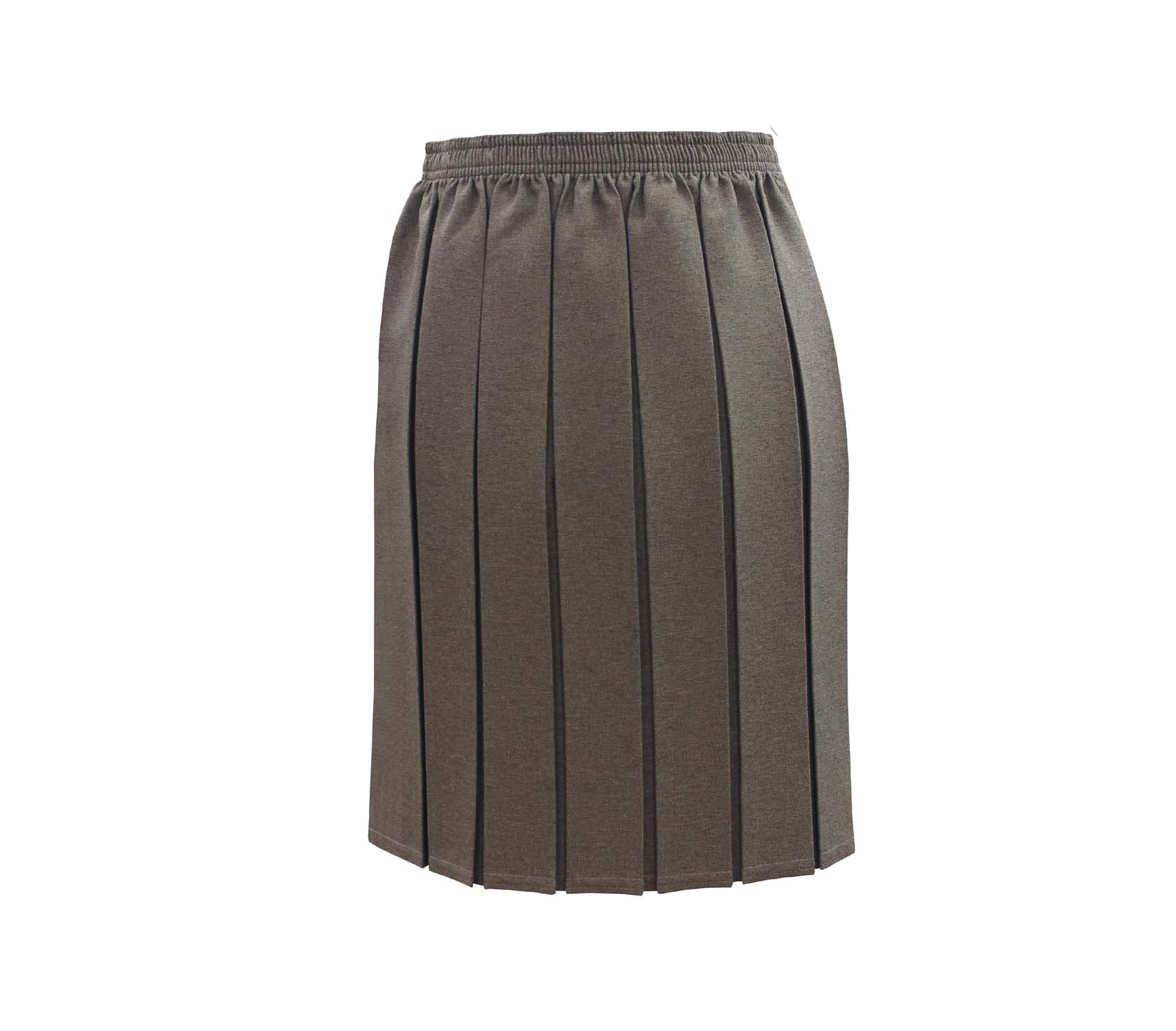 Grey Box Pleated Skirt