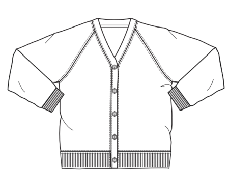 Cardigan -Sweatshirt