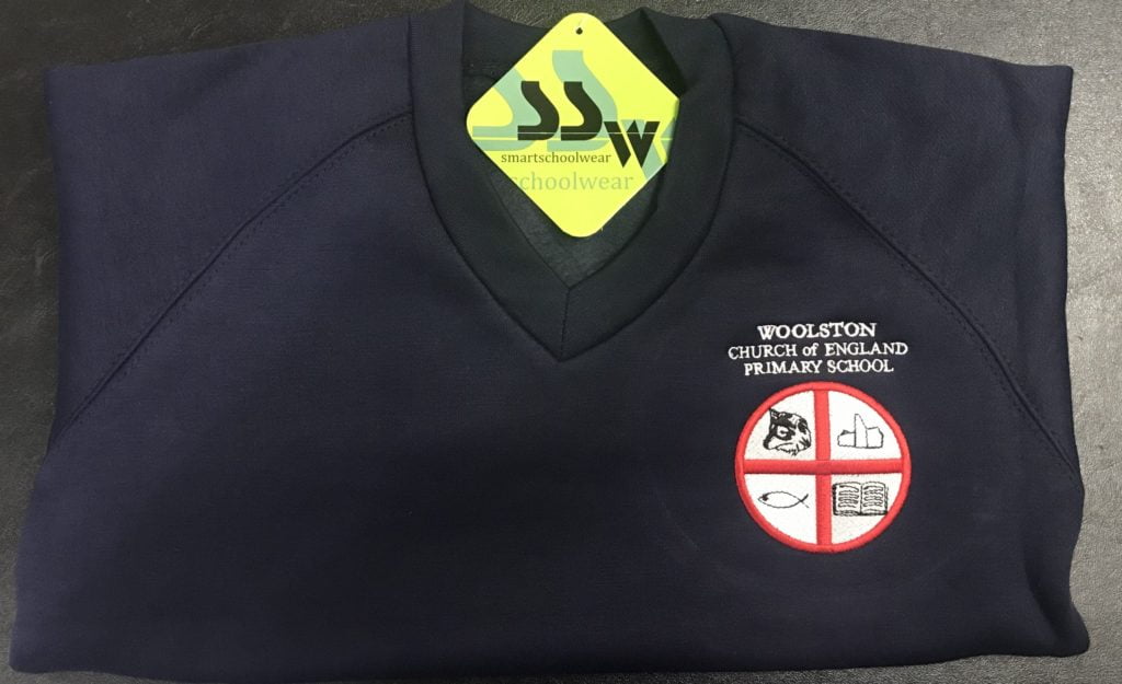 Woolston Cofe V-neck Sweatshirt (Badged)