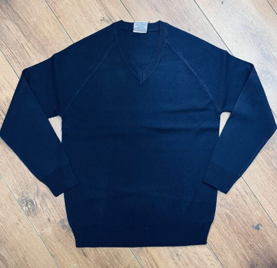 Navy Jumper / Cotton Acrylic