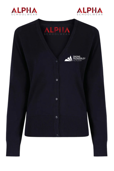 Navy Girls Cardigan